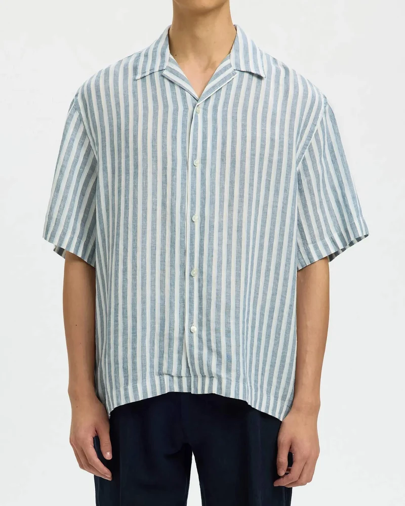 Kylian SS Linen Resort Skjorta
