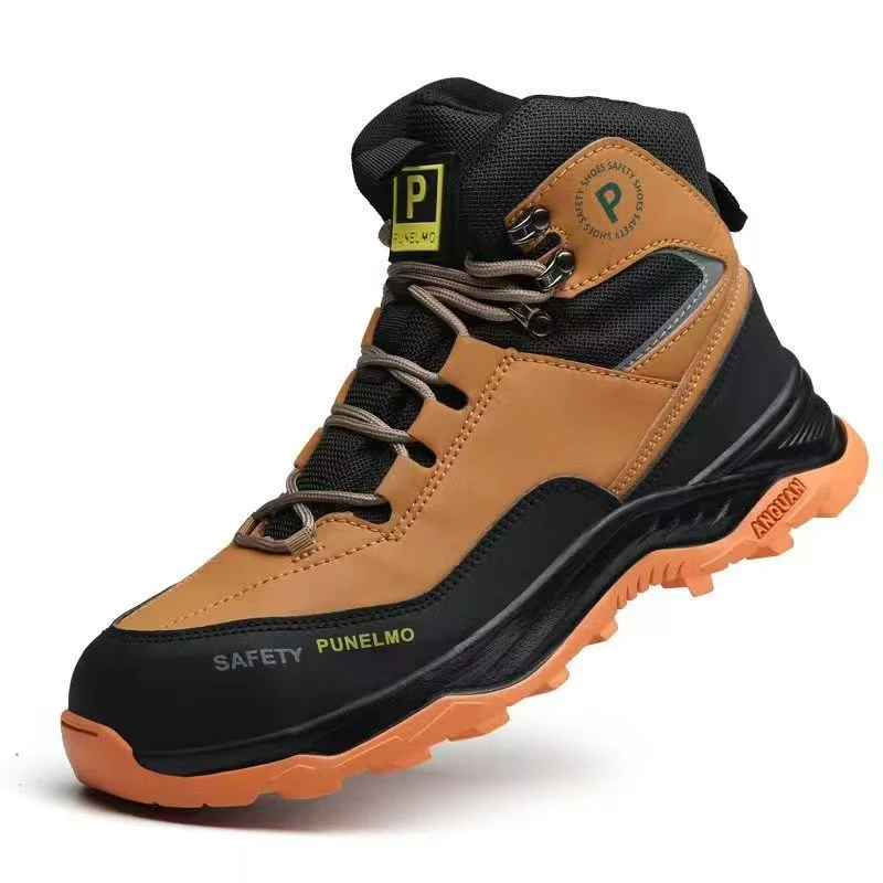Happy™ WorkShoes: Genombrottsskyddade Halkfria Säkerhetsarbetsskor
