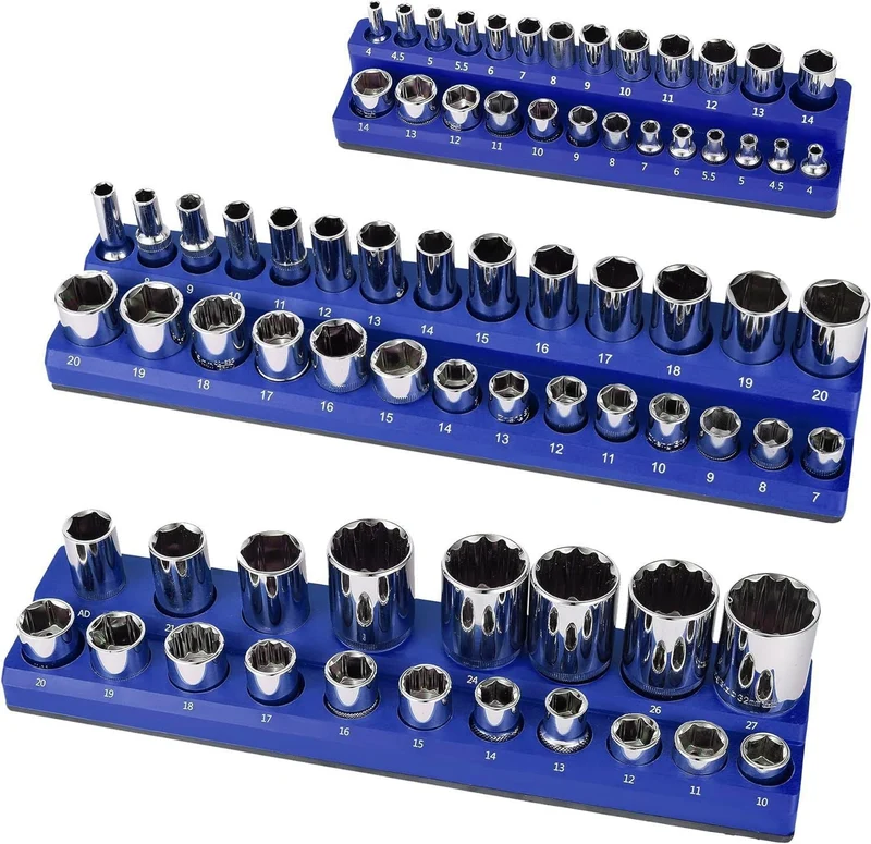 GlideHold® MagneticSocket - Tre Delars Magnetisk Uttag Arrangör Uppsättning