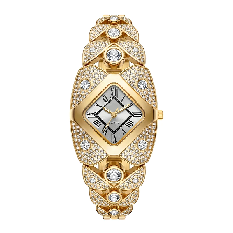 Jewelance™ CrystalWatch: Kvinnors Eleganta Kvarts Kristall Armbandsur