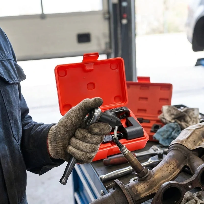 AutomotiveTools - Professionell Syresensor Nyckelverktygssats För Bil