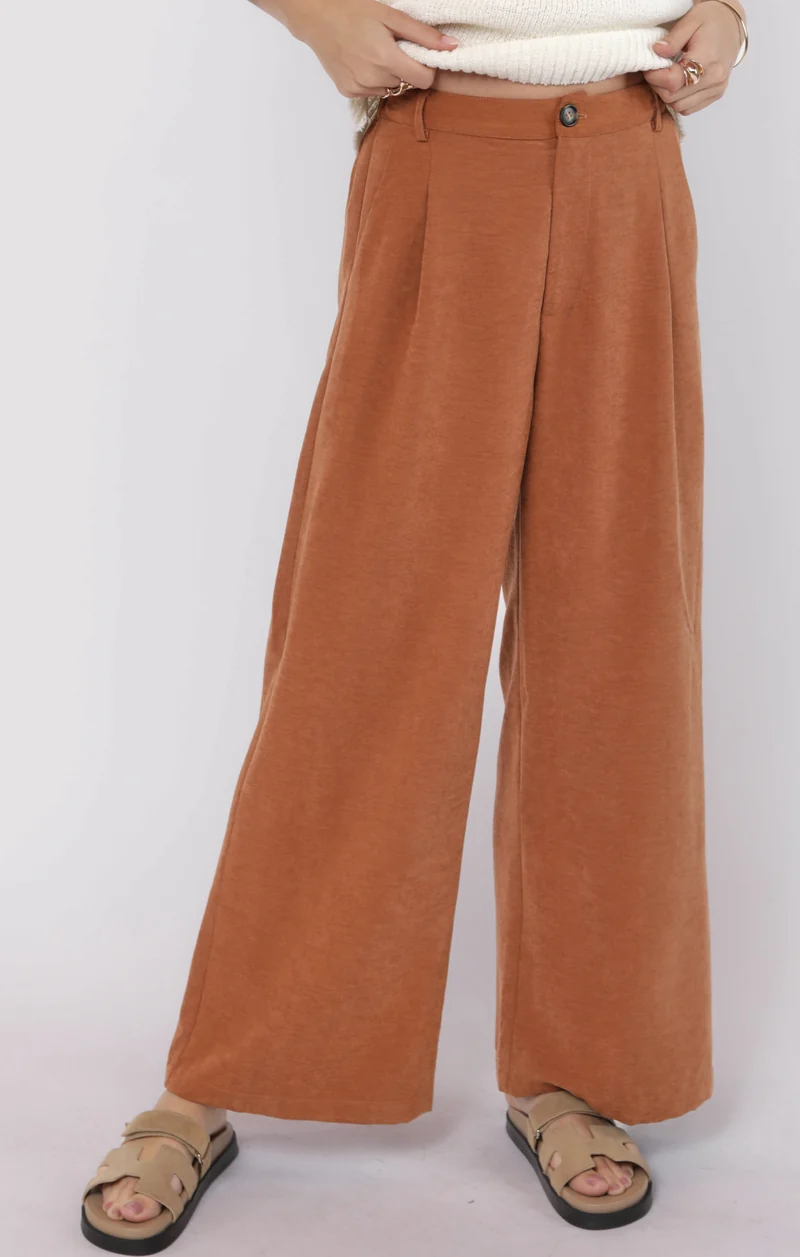 Sundown Front Pleat Pants