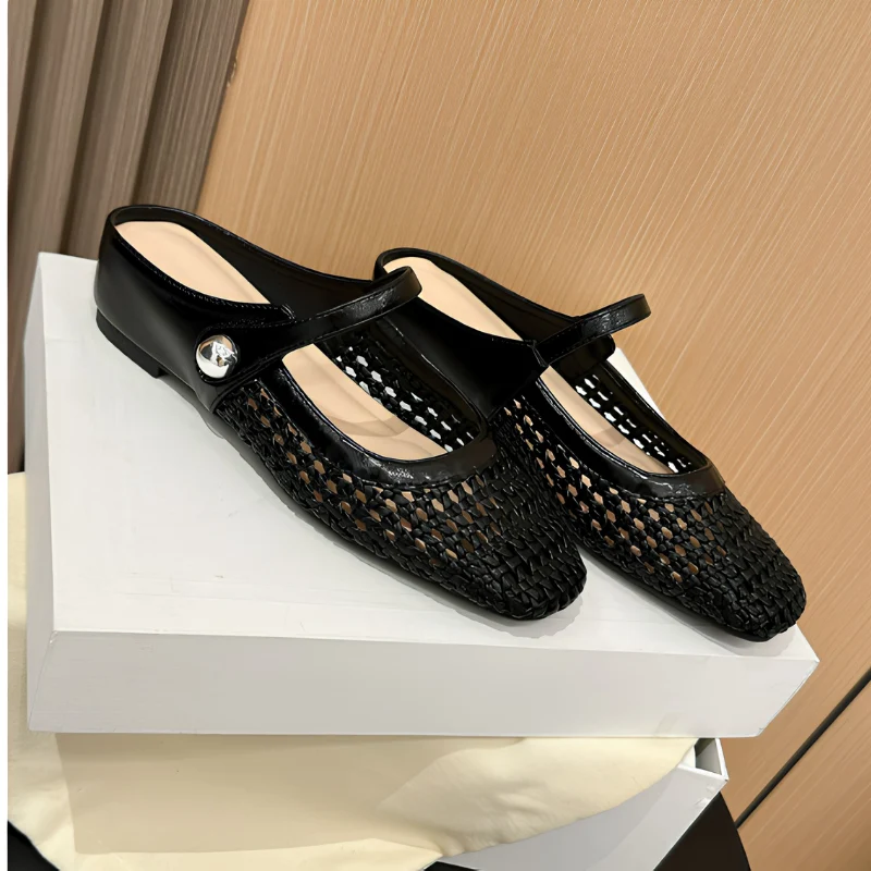 Happy™ SquareShoes: Lätta Slip-On Fyrkantiga Design Andningsbara Skor För Kvinnor