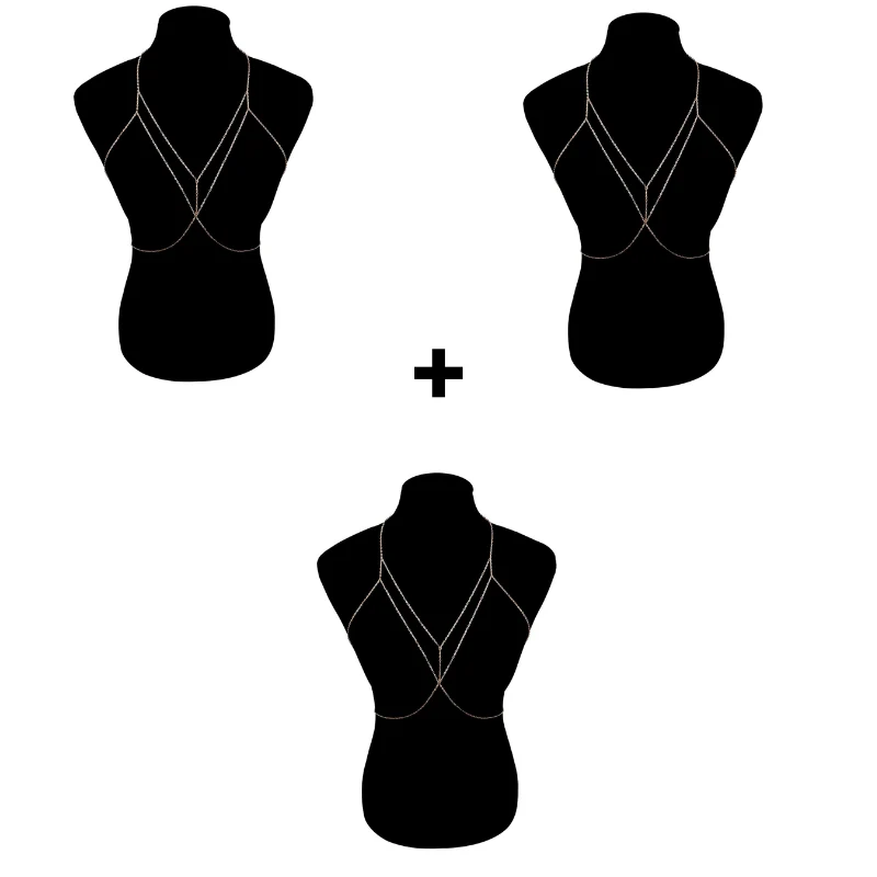 Jewelance™ BodyChain 1+2 GRATIS - Sexig Kroppslagerad Kedja Bh-Accessoar