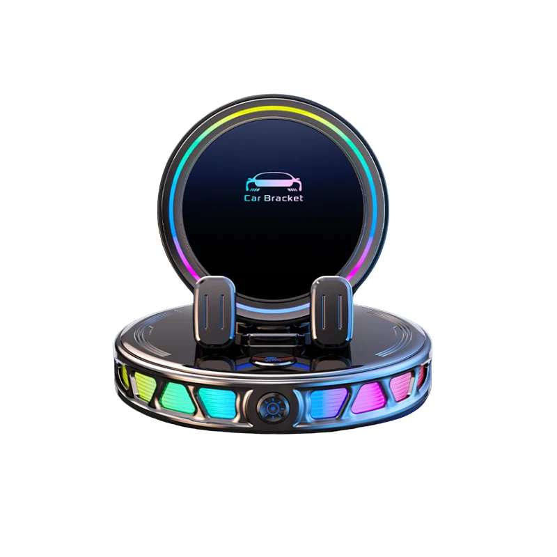 Holder360° PhoneMount: RGB Telefonhållare Och Laddare Bilaccessoar