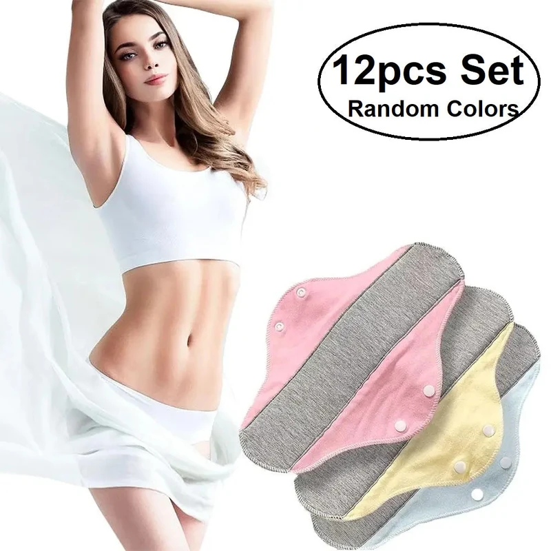 Icone™ WashablePads 6+6 GRATIS - Tvättbara Menstruations Återanvändbara Trosskydd