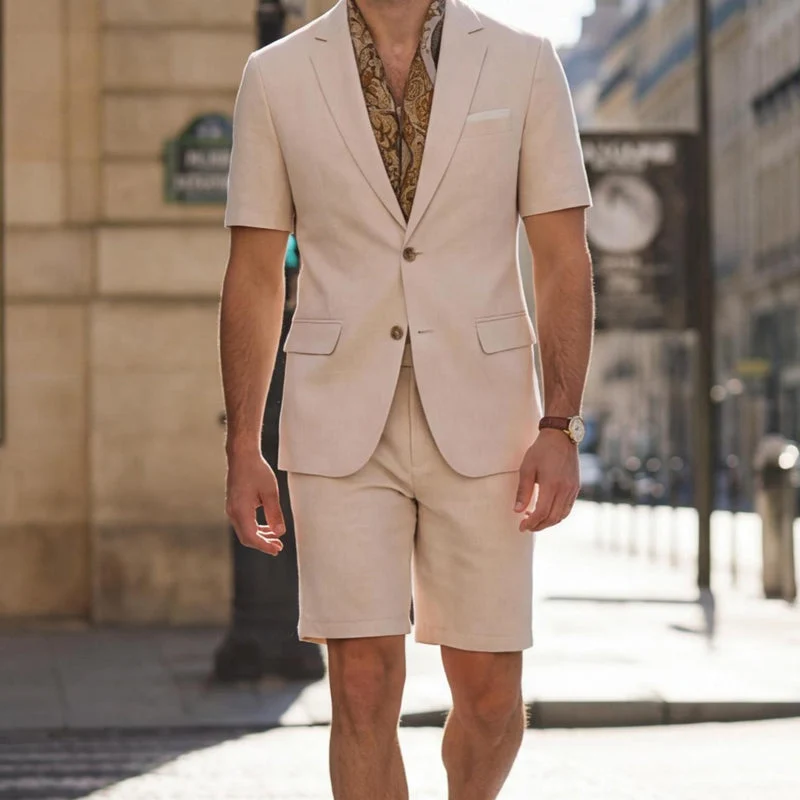 Icone™ SummerOutfit - Avslappnad Sommar Passform 2-Delad Summer Outfit För Män