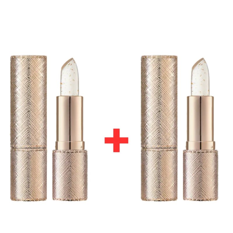 HoneyLipstick 1+1 GRATIS - Slät Långvarig Fuktgivande Naturlig Honung Läppstift