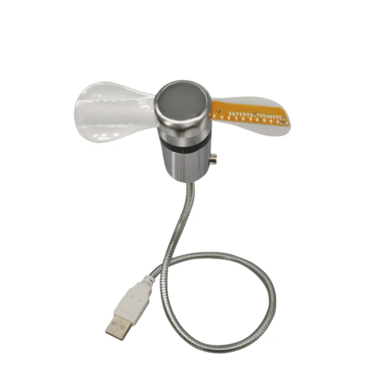 Ledsen™ USBFan - 2-I-1 USB Fläkt Med LED Klockbelysning