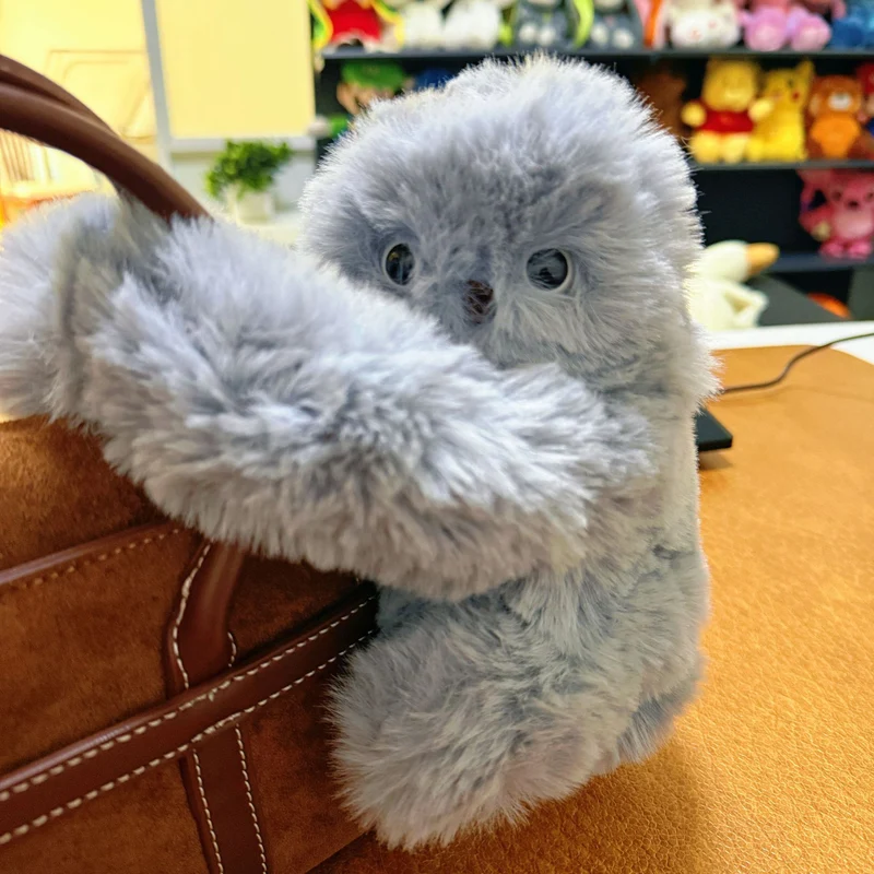 Kletshuts™ OwlToy - Interaktiv Rörlig Huvud Plysch Skäms Uggle Leksak