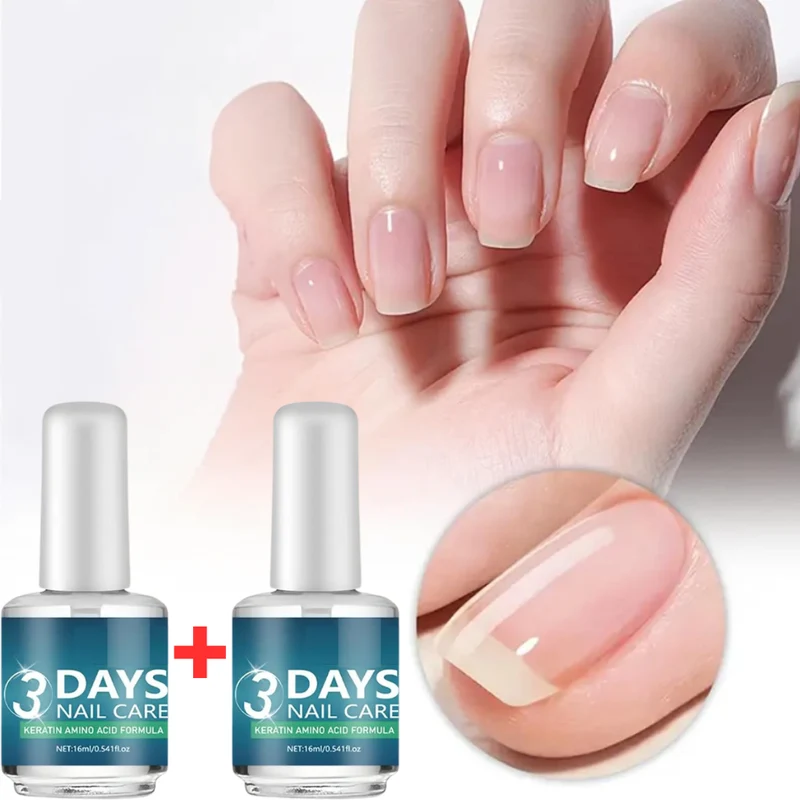 NailShine 1+1 GRATIS: Snabbt Torka Formel Närande Spika Glans och Vård Olja