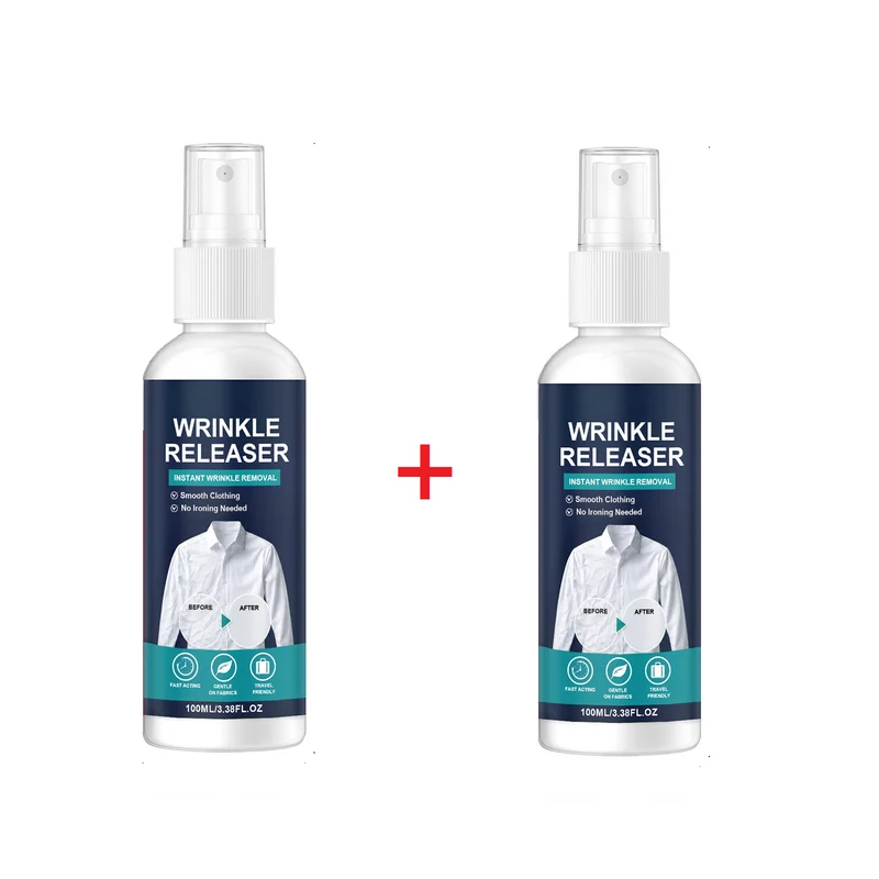 WrinkleSpray 1+1 GRATIS: Säker Formel För Omedelbar Tygrynkeförsvinnande Spray