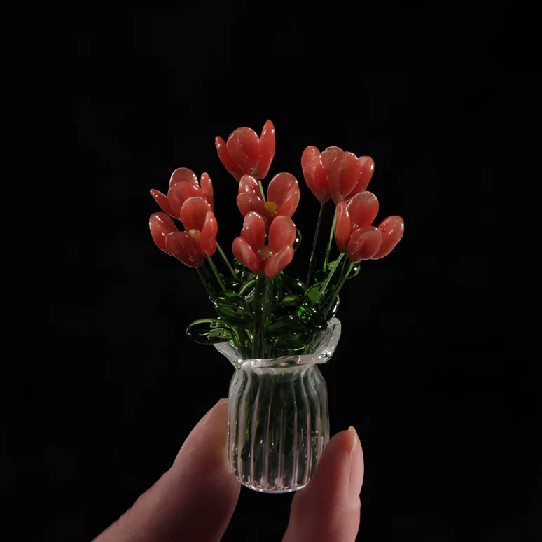 MiniFlower - Modern Heminredning Mini Centerpiece Glas Blomvas