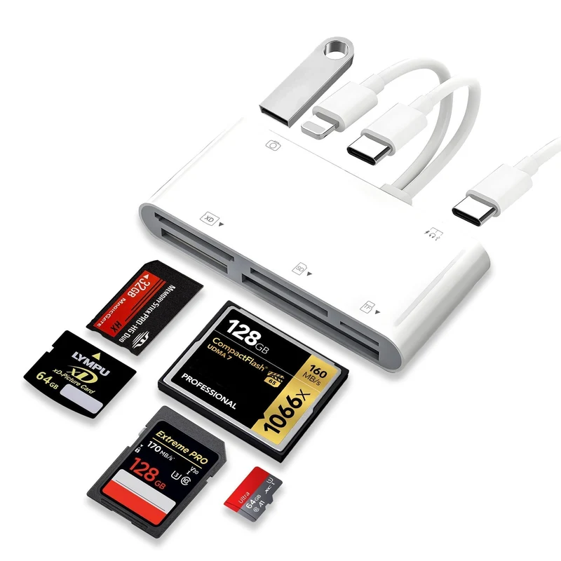 MemoryReader - Snabb Minneskortläsare Och Datatransfer OTG-Adapter