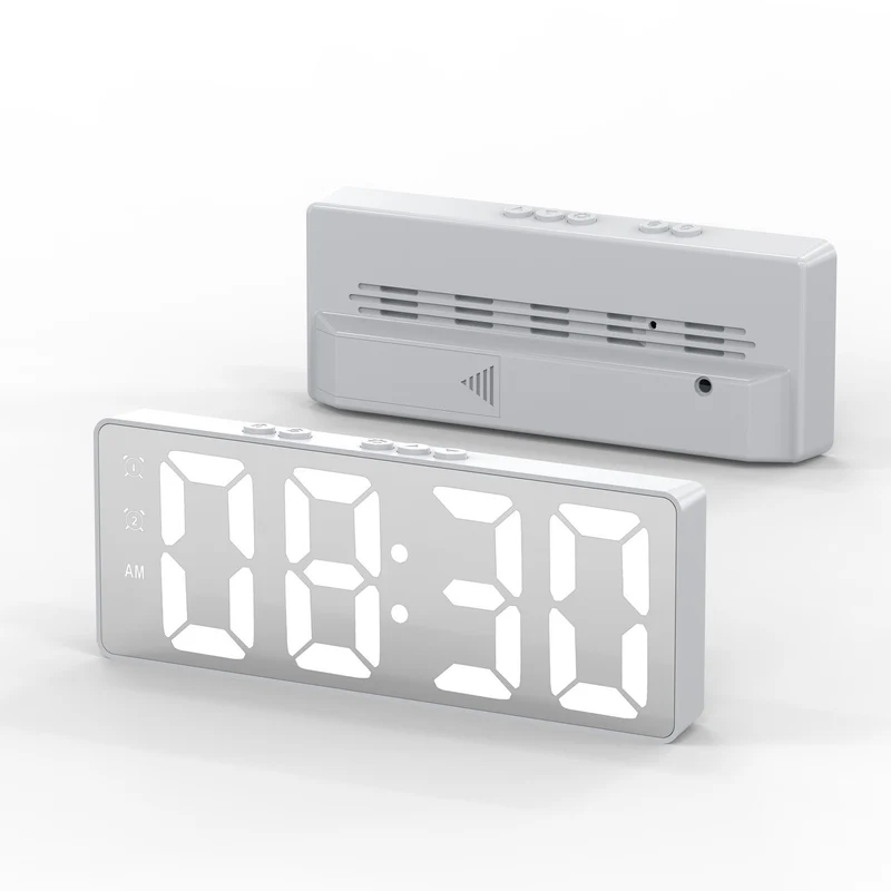 AlarmClock: LED-display Minimalistisk Stil Digital Alarmklocka