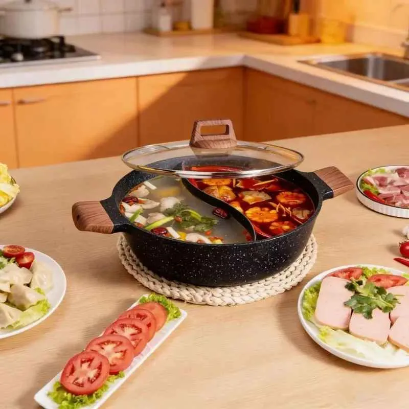 Globetrek° DualPot - Yin Yang Non-Stick-Gryta Med Två Kokdelar