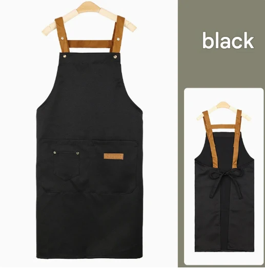Icone™ KitchenApron 1+1 GRATIS - Unisex Elegant och Hållbart Köksskydd med Flera Fickor