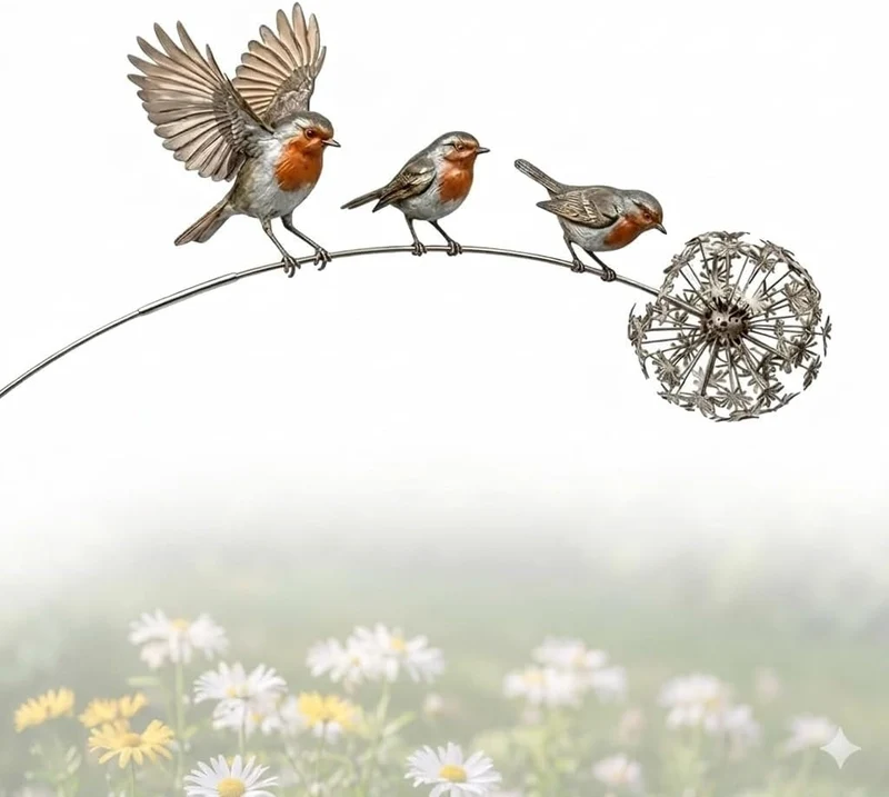 GardenDecor: Robin Trädgårdsstake och Utomhusdekoration