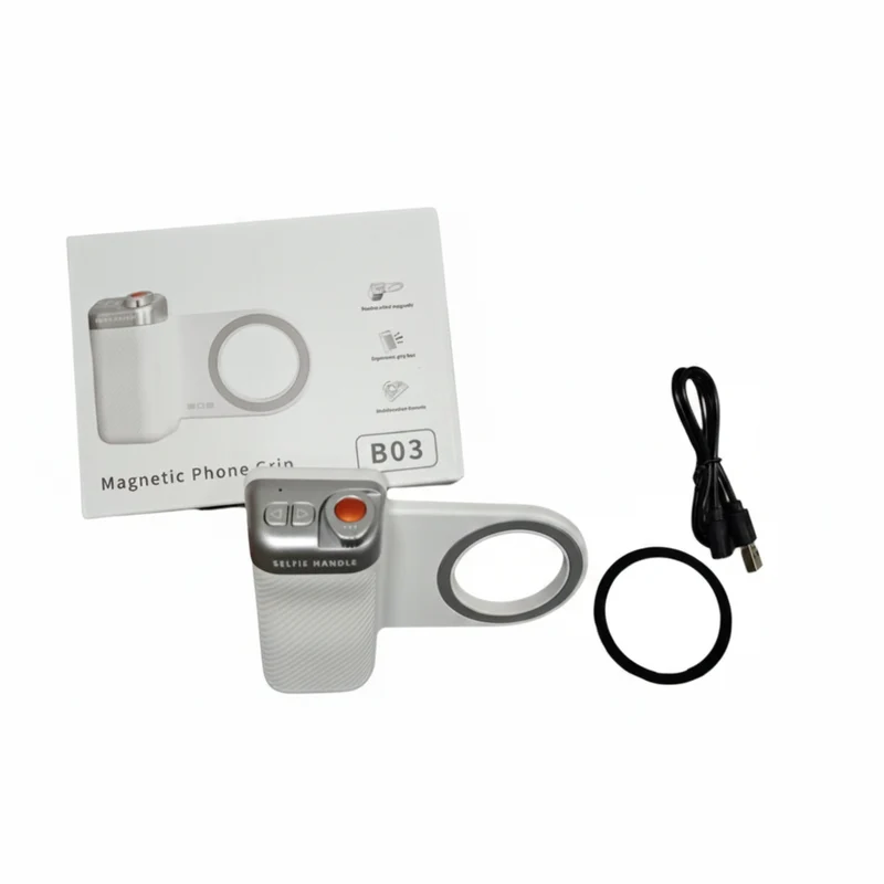 MagneticGrip - Perfekt Fotografi Magnetisk Telefon Grepp med Fyllnadsbelysning