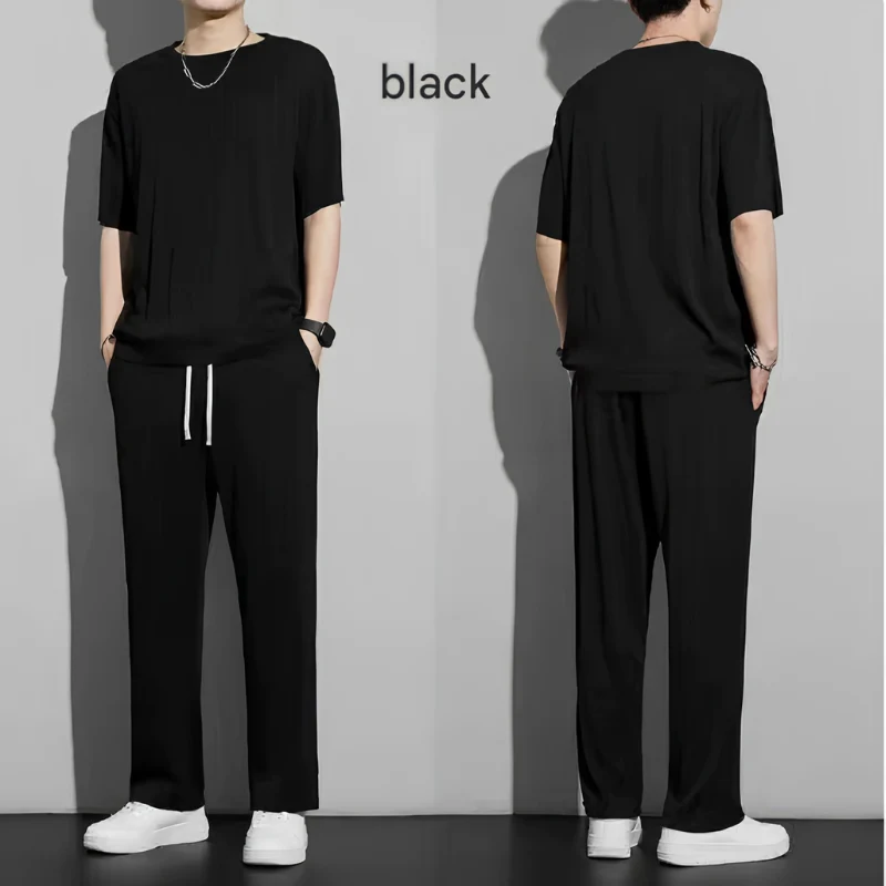 Icone™ RelaxedOutfit - Herrens Vardagliga Matchande Avslappnade Outfit-set