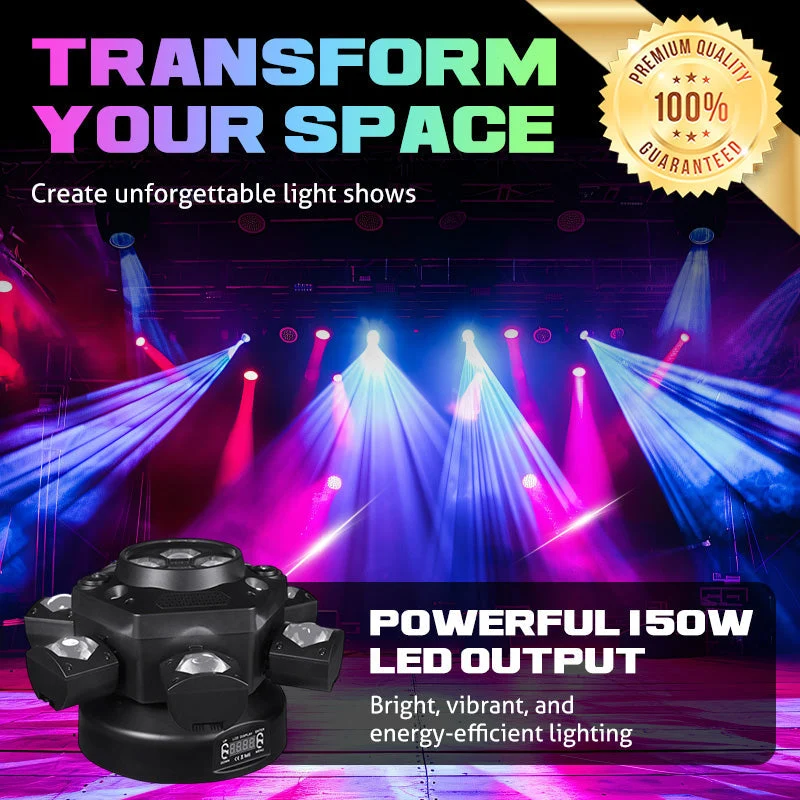 Ledsen™ MultibeamLight: Fantastisk Professionell Effekter Multistråle Belysning