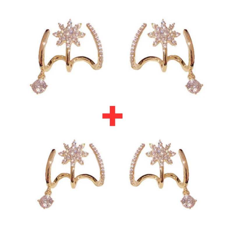 Jewelance™ ClawEarrings 1+1 GRATIS - Mode Glittrande Klospetsörhängen