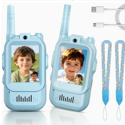 Kletshuts™ VideoTalkie: Intercom Med Kamera Och Skärm Video Walkie Talkie