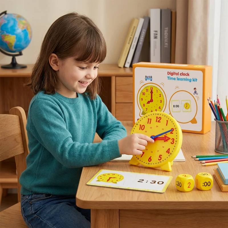 Kletshuts™ LearningClock: Interaktivt Tid Lärande Spel Lärande Klocka