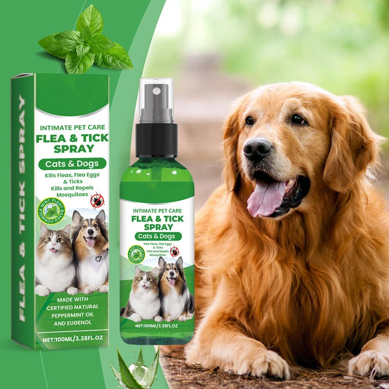 DogCatFri™ PetCare: Skonsam Och Lättanvänd Snabb Spray Mot Loppor Och Fästingar För Djur