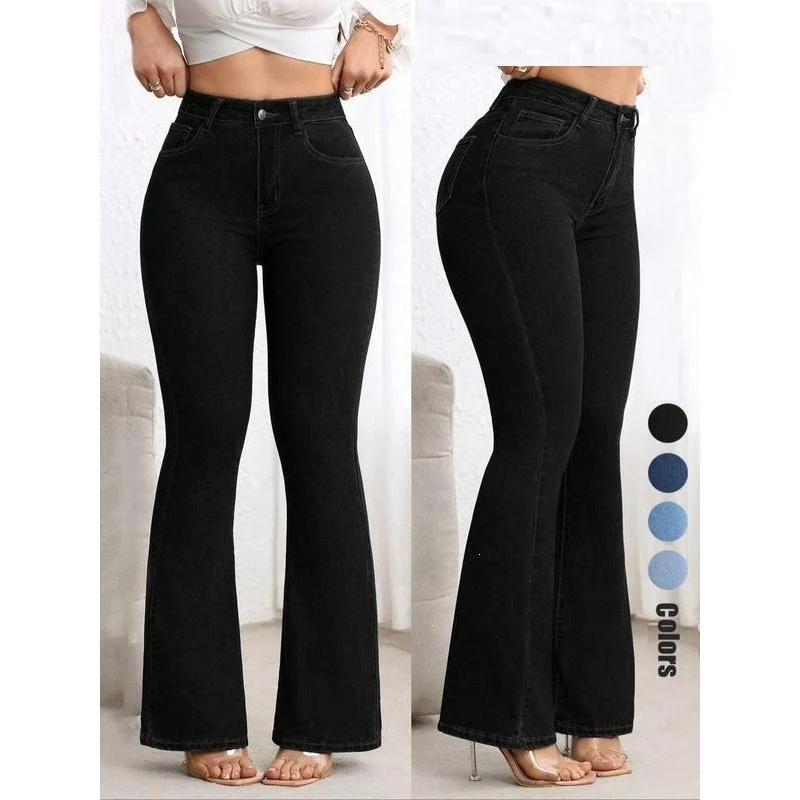 Icone™ ShapeJeans - Damens Högmidjade Shape Flare Jeans för Varje Dag