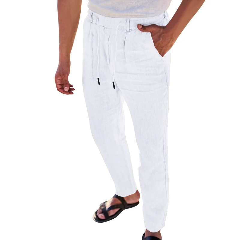 Icone™ ComfyPants: Tillfällig Dragsko Midja Stil Bekväm Byxor För Män