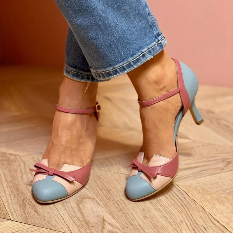 Happy™ ElegantSandals: Tidlös Elegant Flerfärgad Design Bekväma Sandaler
