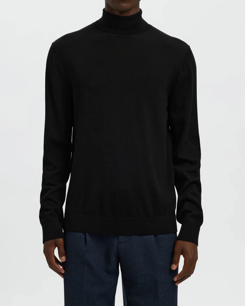 Tray Knit Merino Roll Neck Tröja