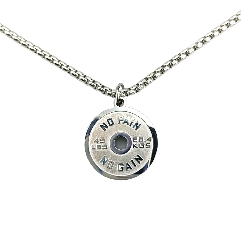 Jewelance™ DumbbellNecklace 1+1 GRATIS: Fitness Gym Hantelinspirerad Hängsmycke