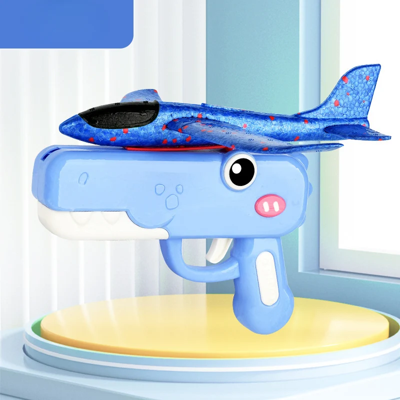 Kletshuts™ DinoBlaster: Dinosaurie Flygplan Launcher Barn Blaster Gyckel Leksak