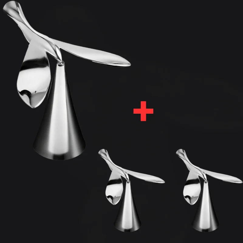 Globetrek° BirdOpener 1+2 GRATIS: Elegant Fågelbalanserande Skulptur Flasköppnare