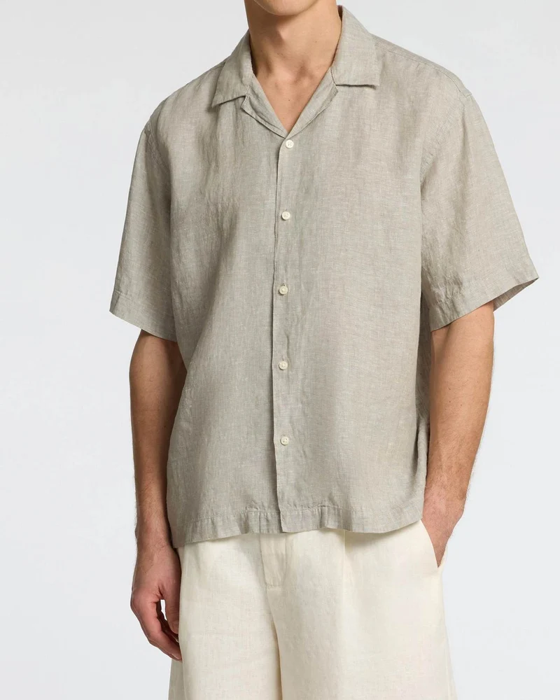 Kylian SS Linen Skjorta