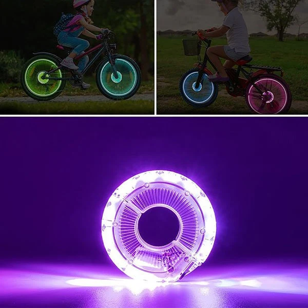 Ledsen™ HubLight: Ljus RGB-Belysning För Ökad Synlighet På Cykel