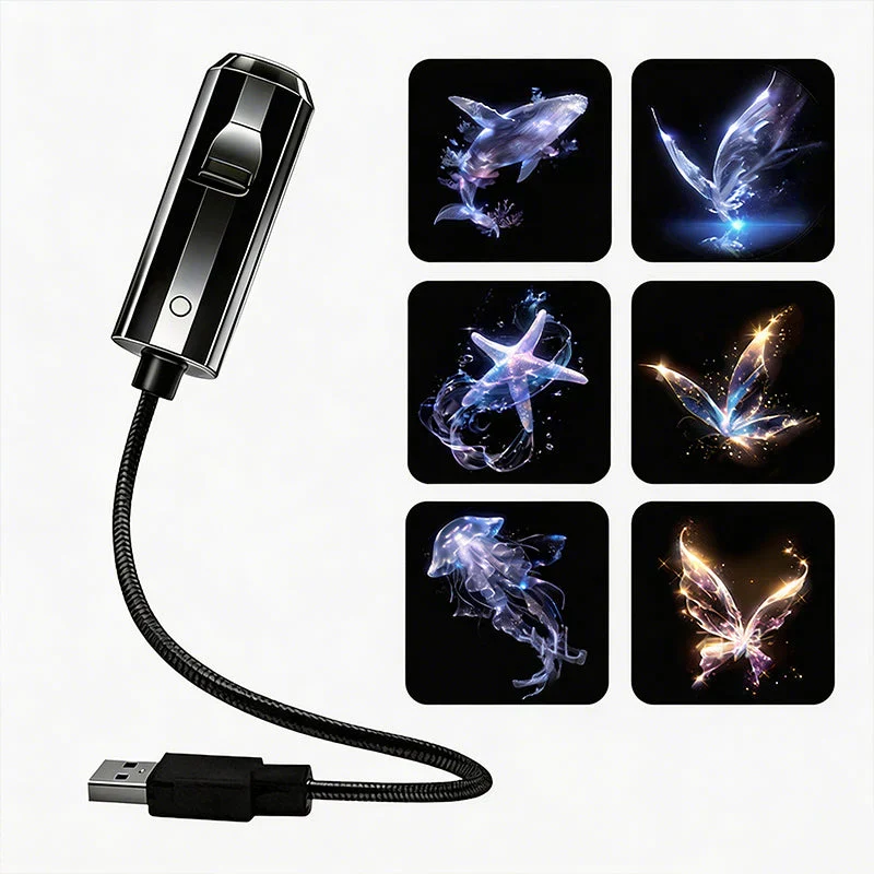 Ledsen™ ProjectorLamp 1+1 GRATIS: Marin Liv Djur Kompakt Projektor Mini Nattlampa