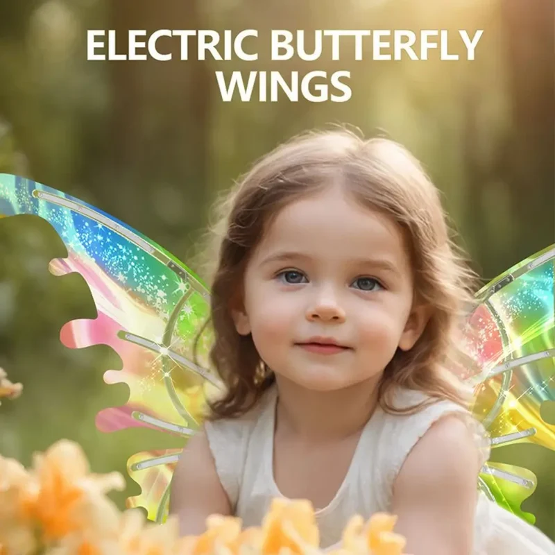 Kletshuts™ FairyWings: Elektriska Magiska Fjäril Fe Vingar För Barn