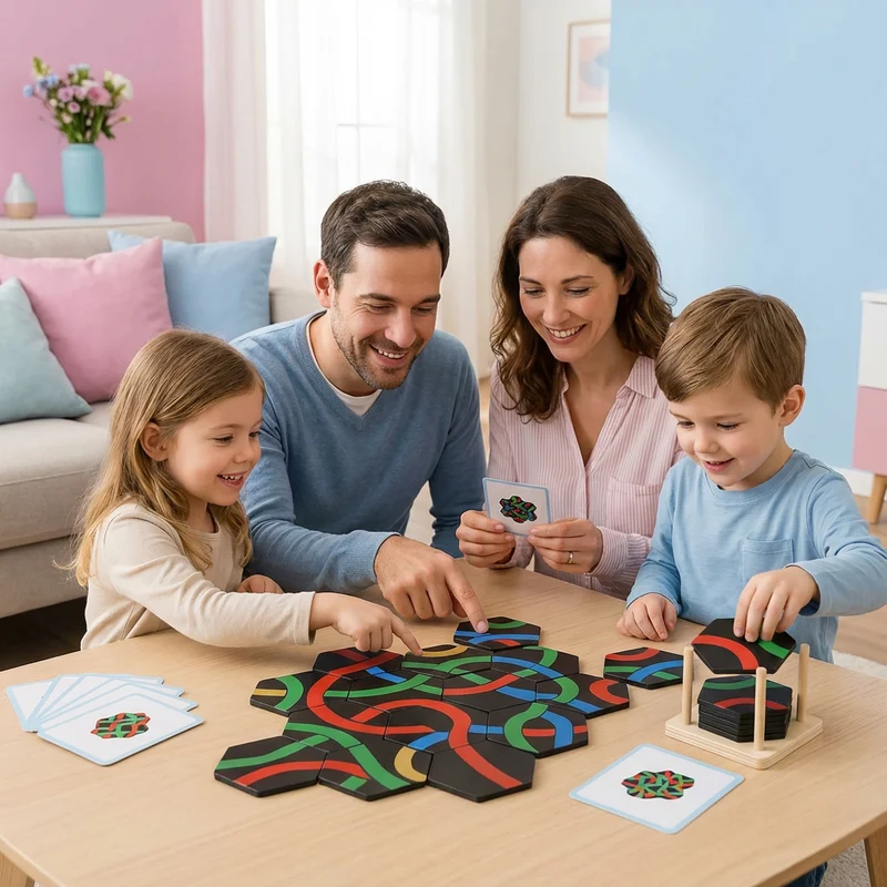 Kletshuts™ PathPuzzle: Utbildande Och Familjevänlig Vägpussel