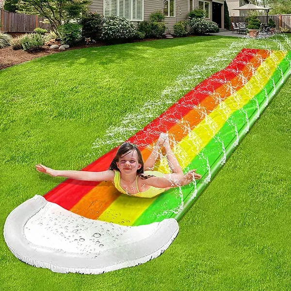 Kletshuts™ WaterSlide: Snabb-Uppsättning Uppblåsbar Vattenrutschkana
