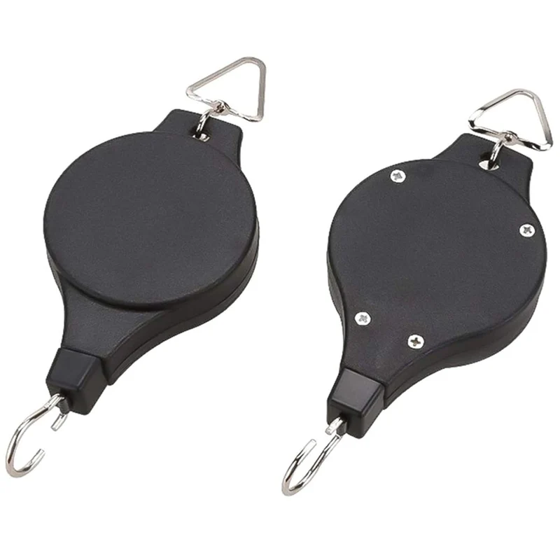 GlideHold® SuspensionHooks 1+1 GRATIS: Indragbar Hängande Växter Suspension Krokar