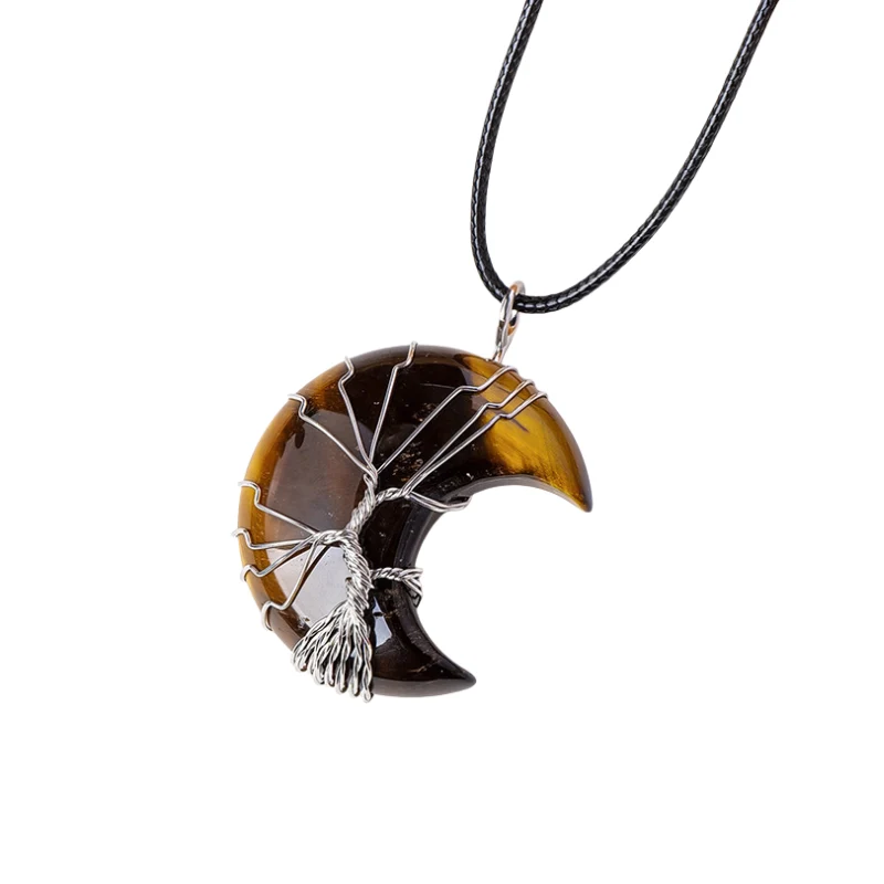Jewelance™ RootedNecklace 1+1 GRATIS - Rotat Halvmåne Månen Hängsmycke Halsband