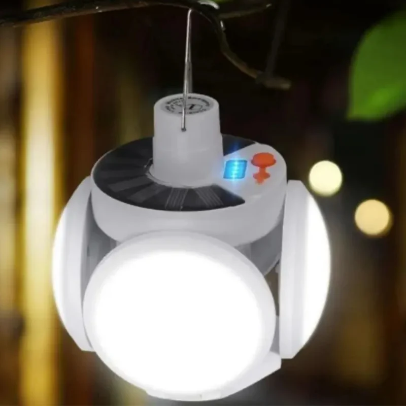 Ledsen™ SolarLamp: Bärbar Solenergi LED Fällbar Panel Nödbelysning