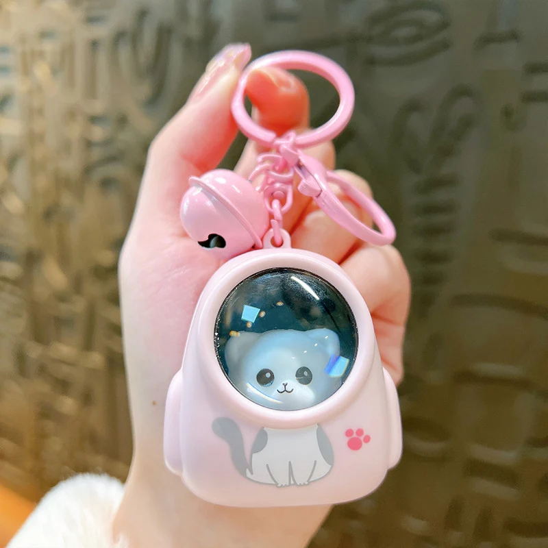 AstronautKeychain 1+1 GRATIS: Glödande Söt Astronaut Djur Nyckelring