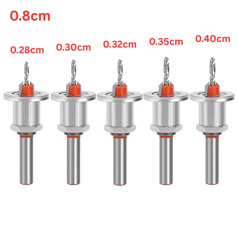 DrillBits - Premium Precise Justerbara Försänkta Borrbits Set