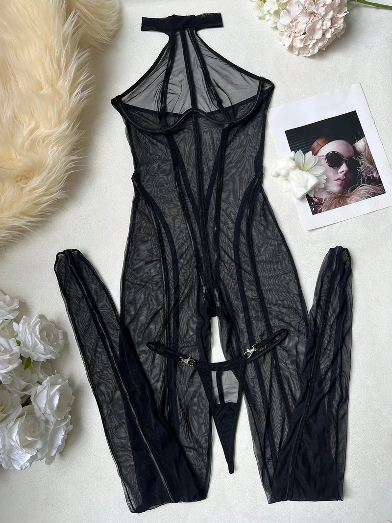 Icone™ TransparentLingerie: Elegant Figurnära Transparent Lingerie