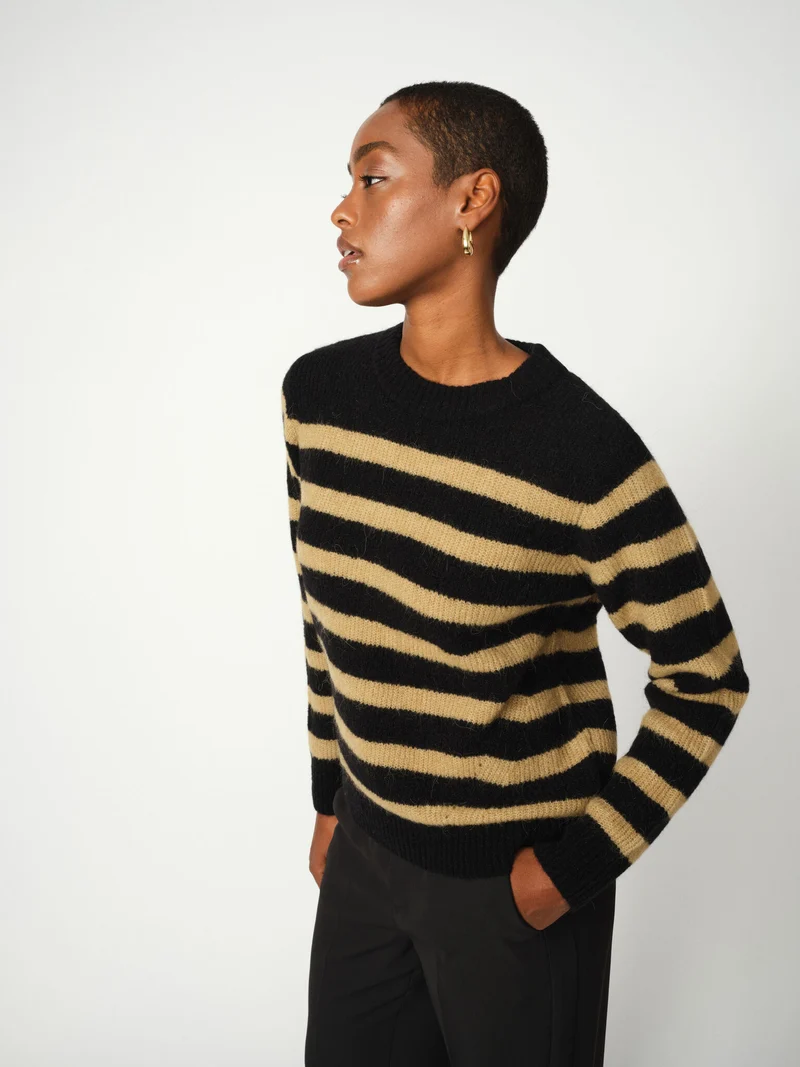 MMThora Stripe Crewneck Knit