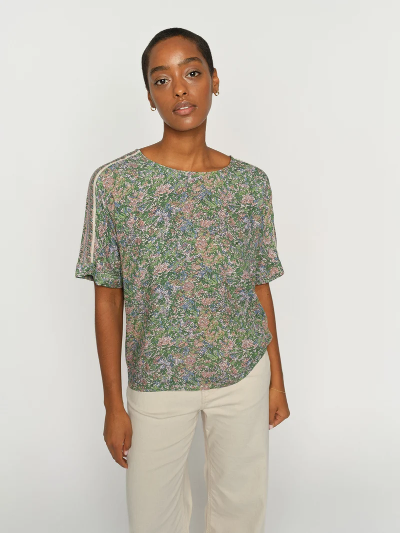 MMPalma Flowish Orchid Blouse